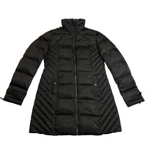 Kenneth Cole Mock Neck Duck Down Puffer Coat Jacket Size Small Outerwear Casual